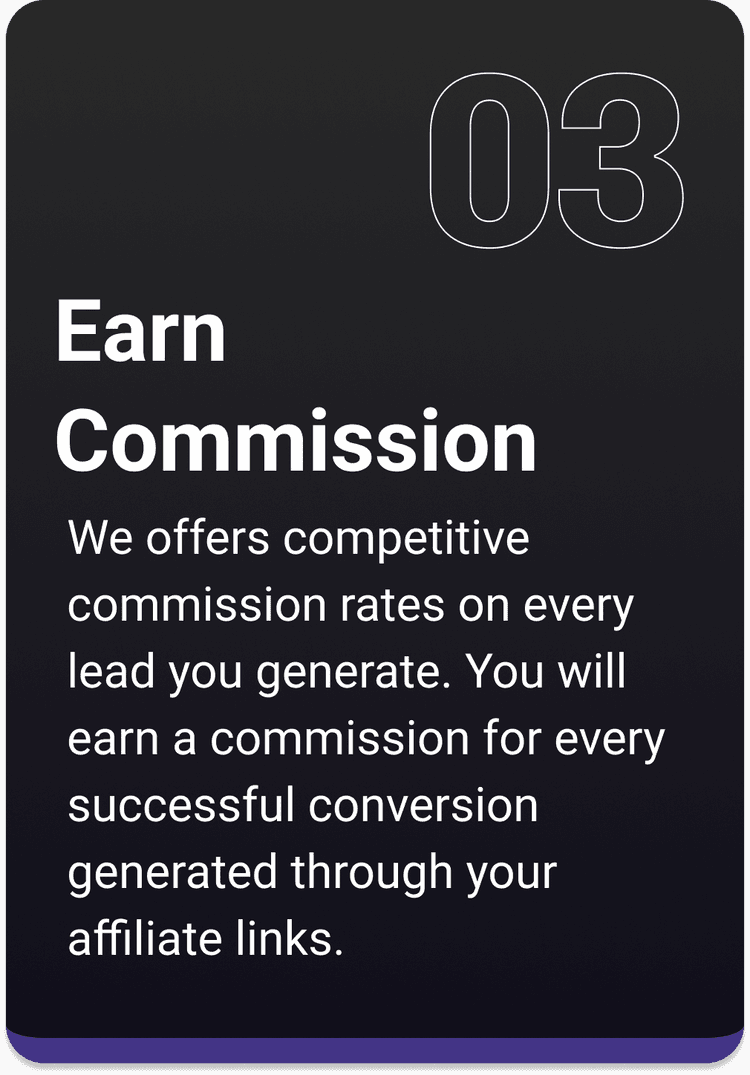 Step 3 - Earn Commission